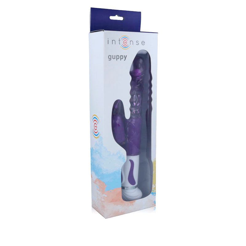 Vibratore Rabbit Rotante Intense Guppy — 12 Velocità, Lilla