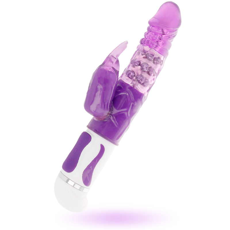 Vibratore Rabbit Rotante Intense Guppy — 12 Velocità, Lilla