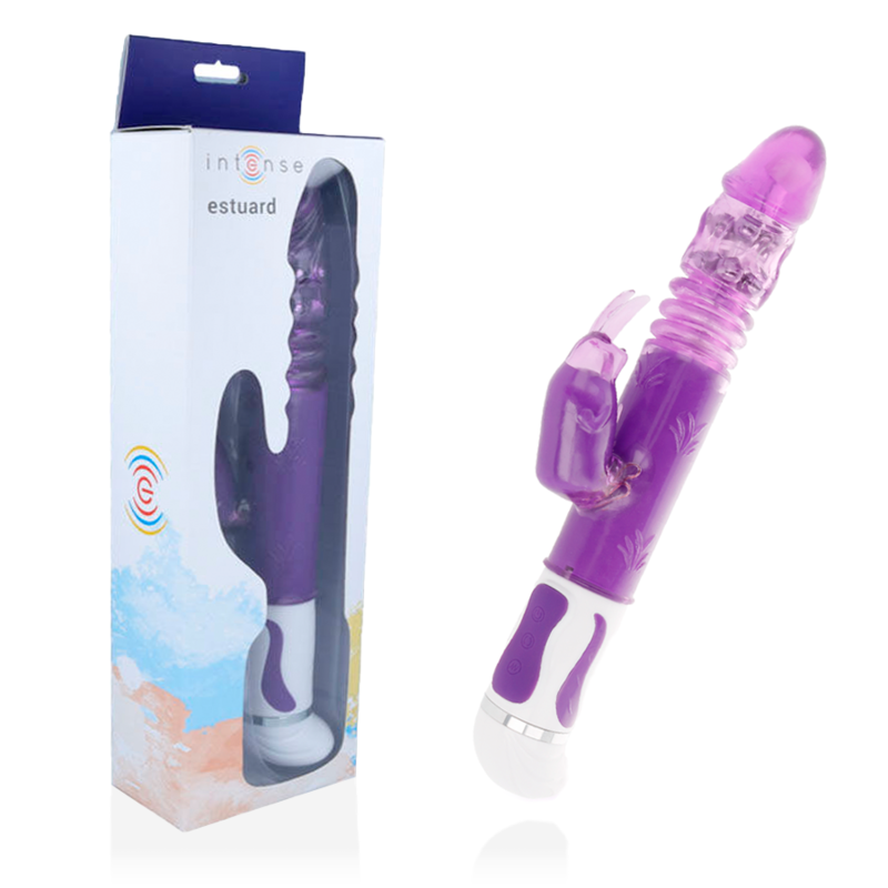 Vibratore Rabbit Rotante Intense Estuard — 12 Velocità, Lilla