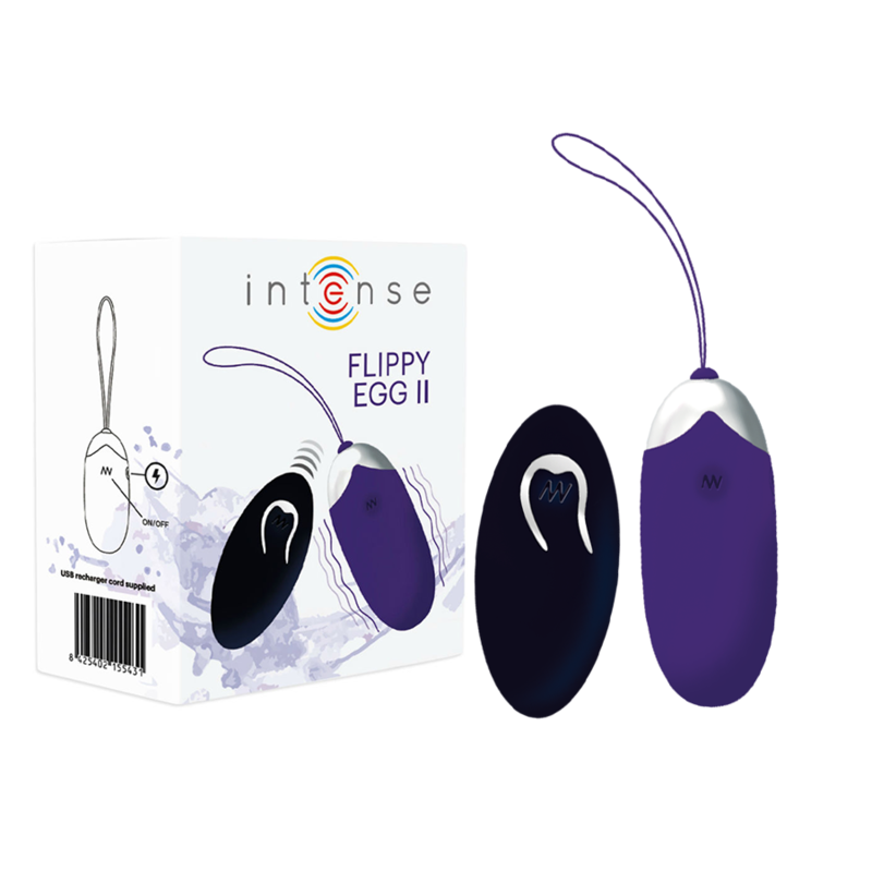 Uovo Vibrante con Telecomando Intense Flippy II — Viola