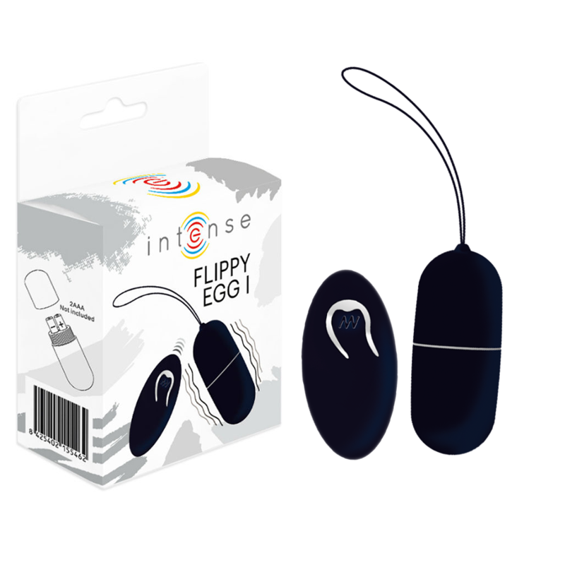 Uovo Vibrante con Telecomando Intense Flippy I — Nero