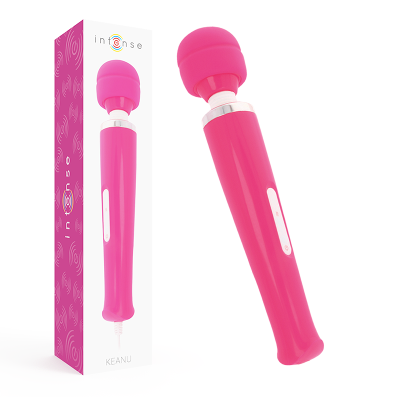 Vibratore Wand Intense Keanu — Silicone, Rosa