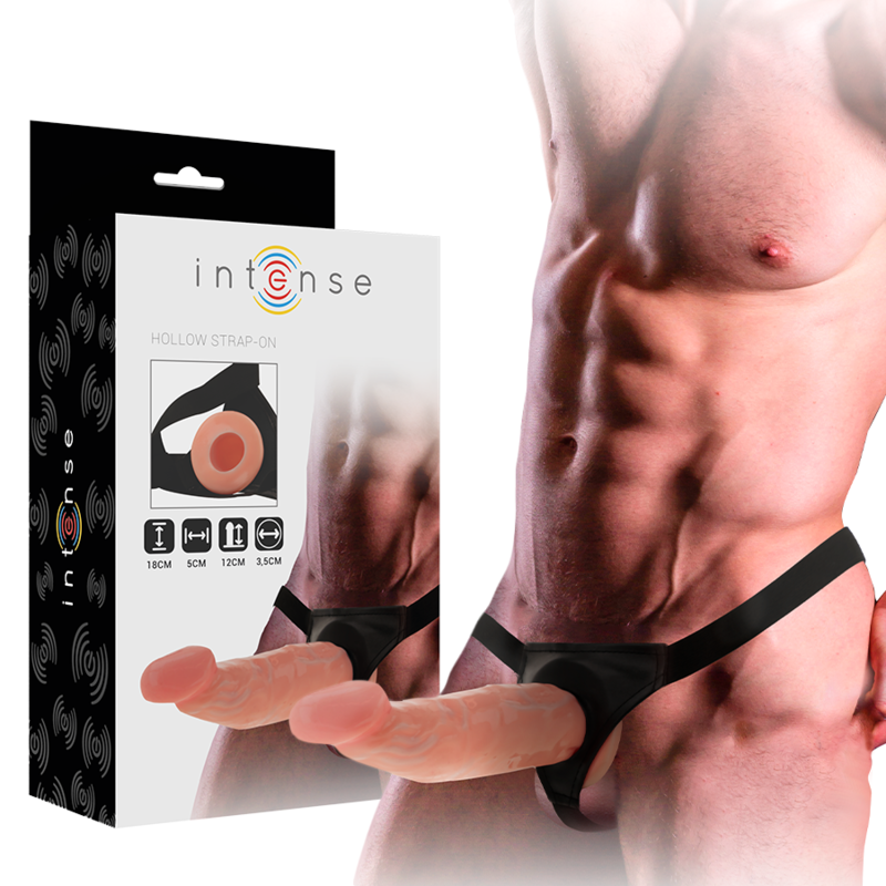 Guaina Fallica Cava Intense — TPE 18 x 3,5 cm