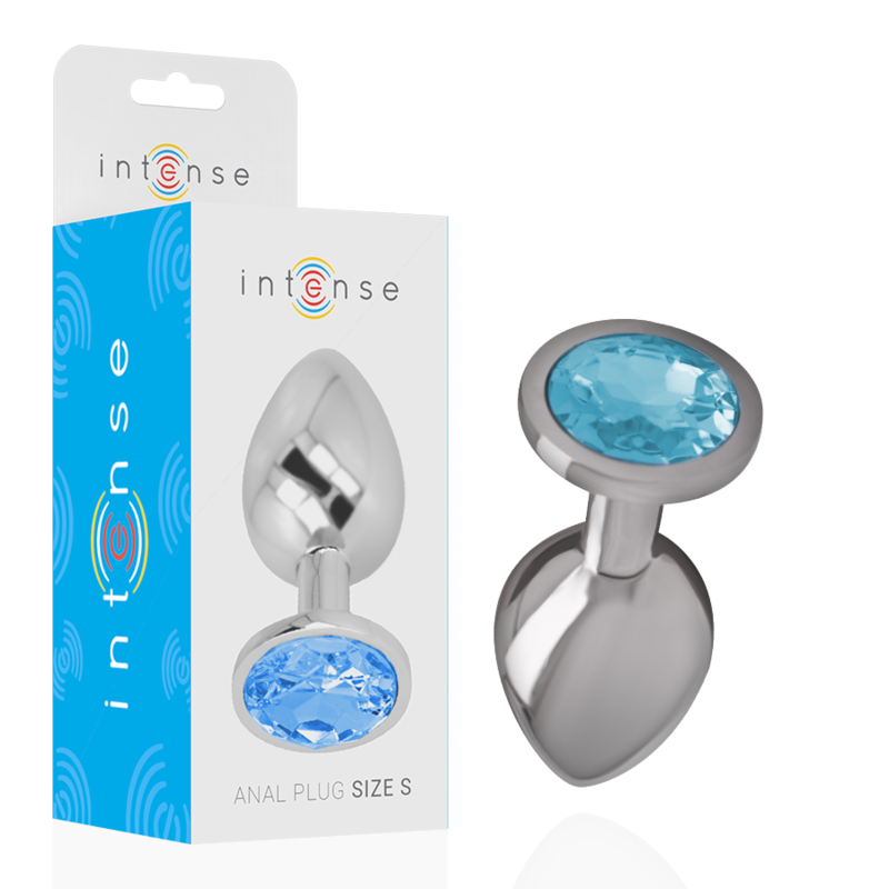 Plug Anale Gioiello in Metallo Intense Diamond Jewel — Taglia S
