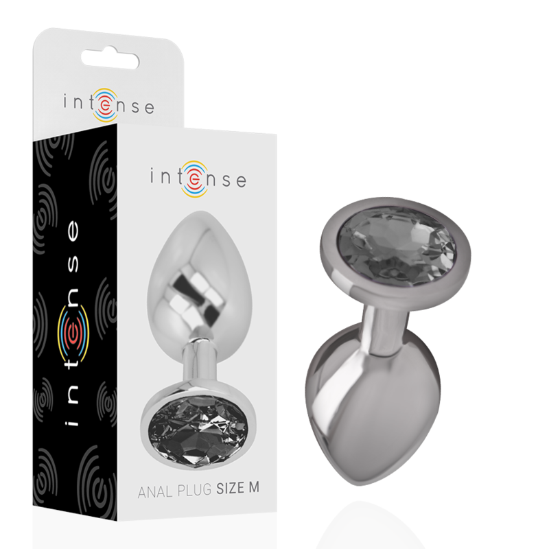 Plug Anale in Metallo Intense Diamond Jewel — Gioiello, Taglia M
