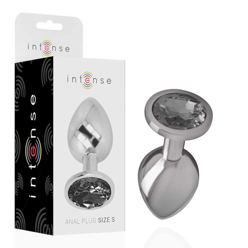 Plug Anale in Metallo Intense Diamond Jewel — Cristallo, Taglia S