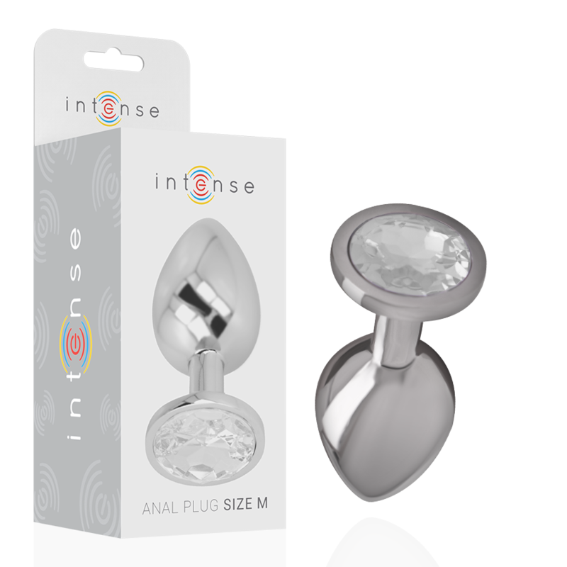 Plug Anale in Metallo Intense Diamond Jewel — Taglia M