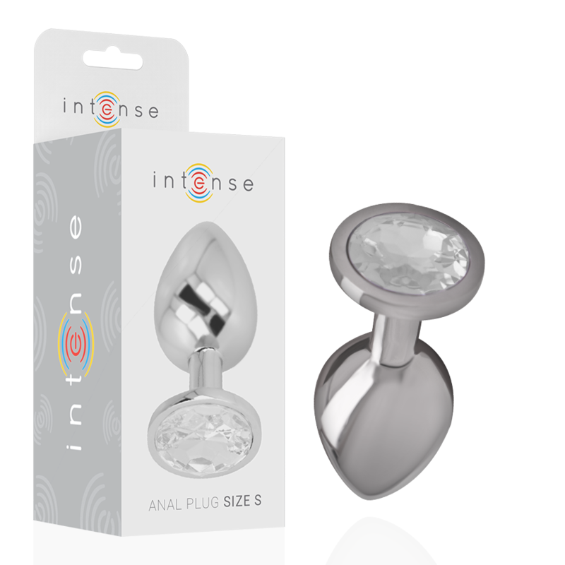 Plug Anale in Metallo Intense Diamond Jewel — Cristallo, Taglia S