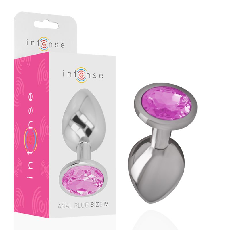 Plug Anale in Metallo Intense Diamond Jewel — Cristallo, Taglia M