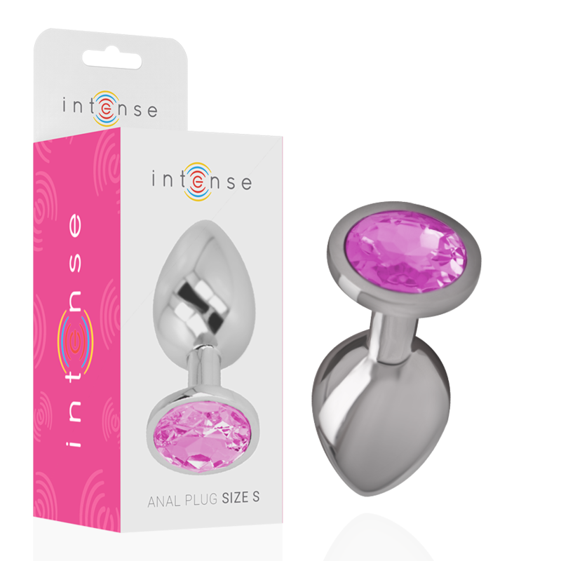 Plug Anale in Metallo Intense Diamond Jewel — Cristallo, Taglia S