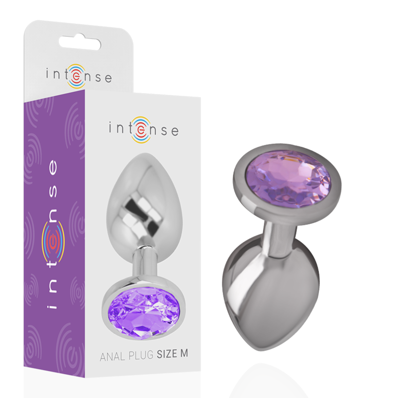 Plug Anale in Metallo Intense Diamond Jewel — Cristallo, Taglia M