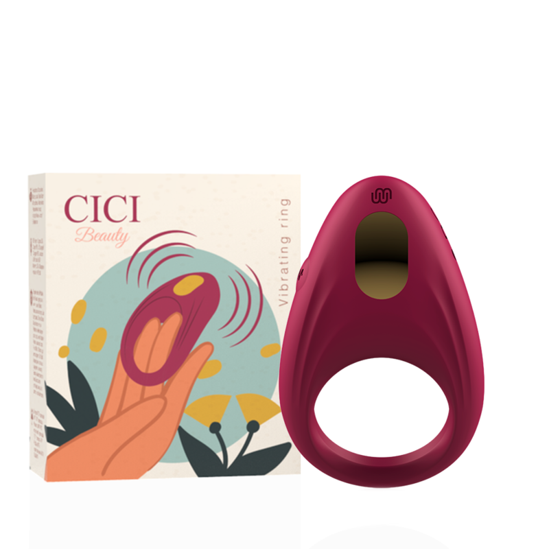 Anello Fallico Vibrante in Silicone Cici Beauty Ring