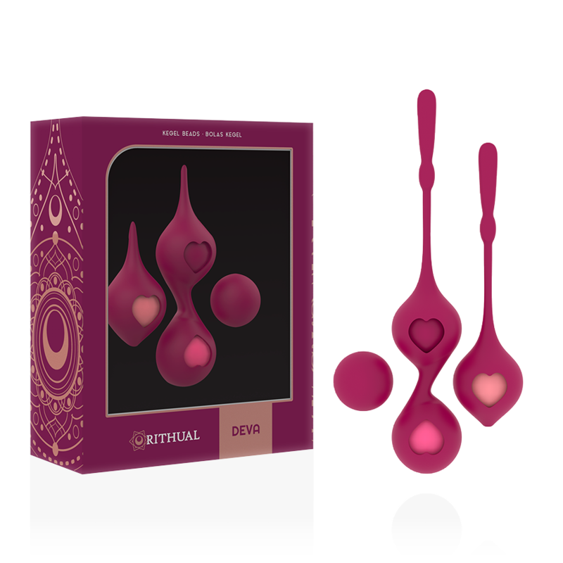 Kit Palline Vaginali Allenamento Pelvico Rithual Deva — 4 Pesi