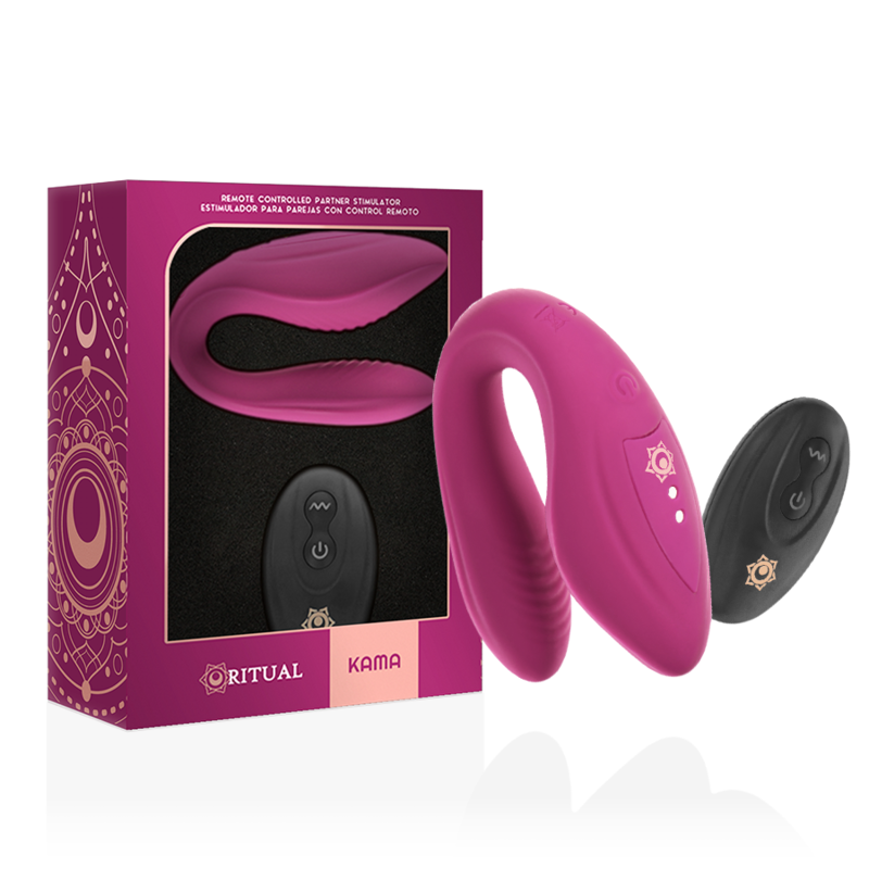 Vibratore di Coppia Strapless Rithual Kama — Silicone