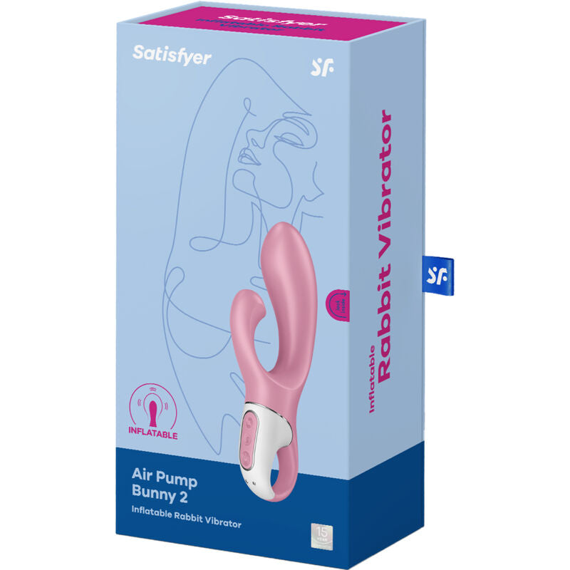 Vibratore Rabbit Gonfiabile Satisfyer Bunny 2 — Rosa