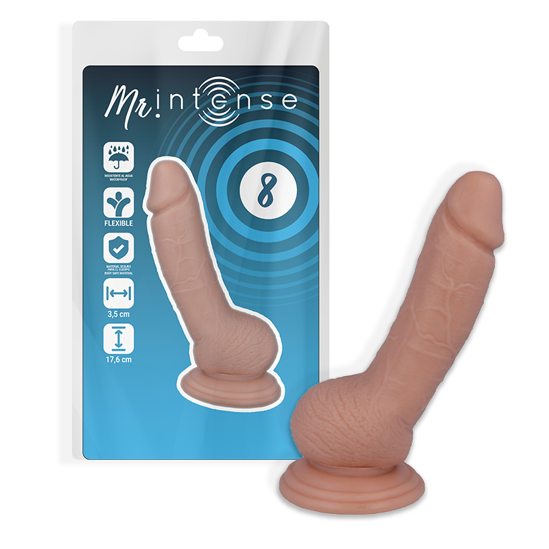 Dildo Realistico Mr. Intense n.8 — 17,6 x 3,5 cm