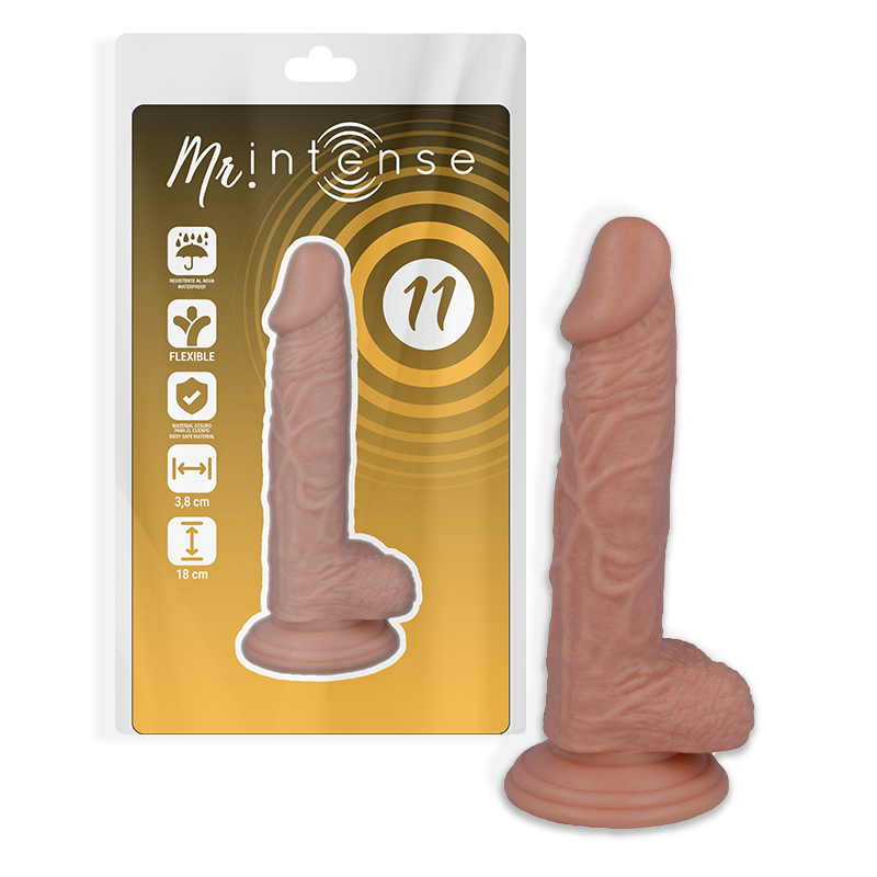 Dildo Realistico Mr. Intense — 18 cm x 3,8 cm
