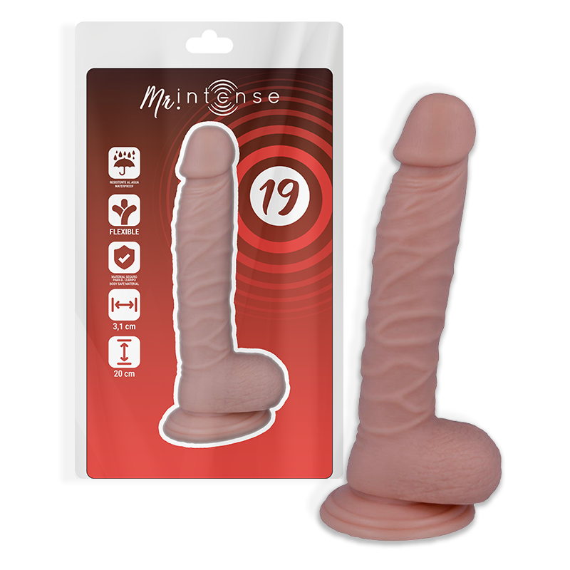 Dildo Realistico Mr. Intense — 20 cm, Ø 3.1 cm