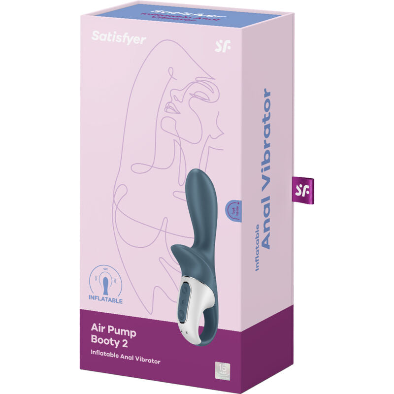 Plug Anale Gonfiabile Vibrante Satisfyer Air Pump Booty 2