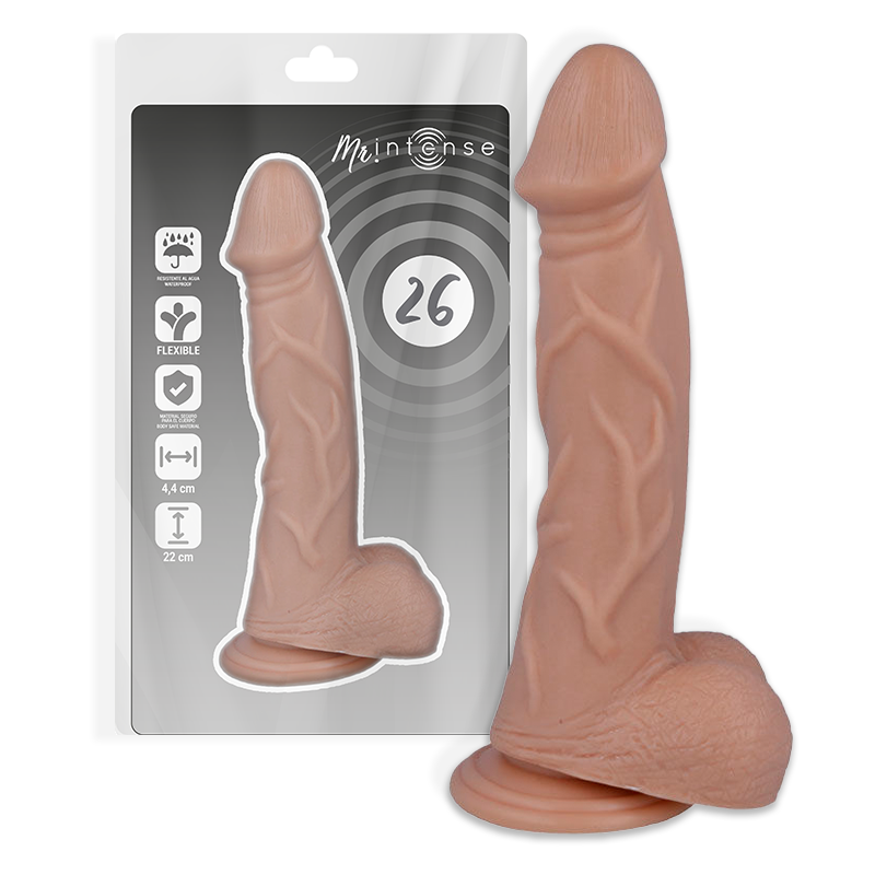 Dildo Realistico Mr. Intense 26 — 22 cm x 4,4 cm