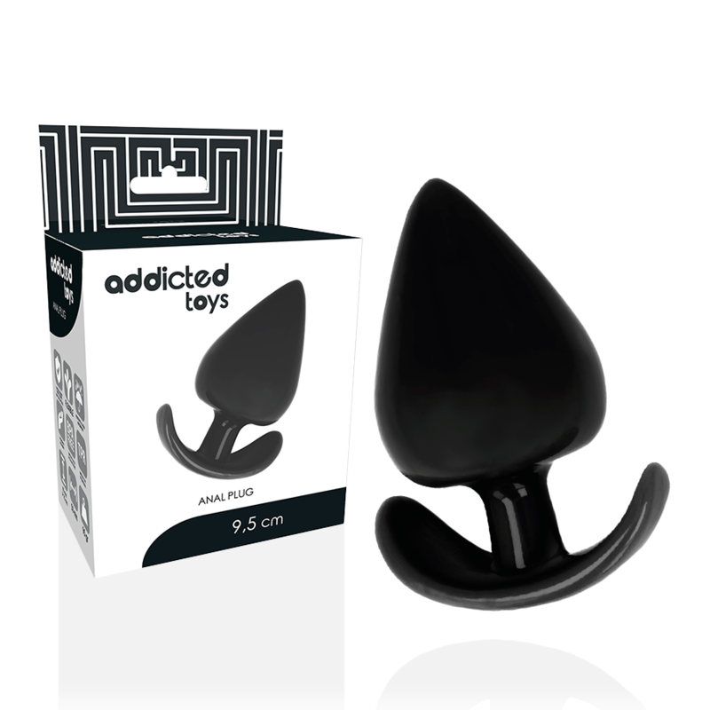 Plug Anale Addicted Toys — Silicone Doppia Densità, 9.5 cm