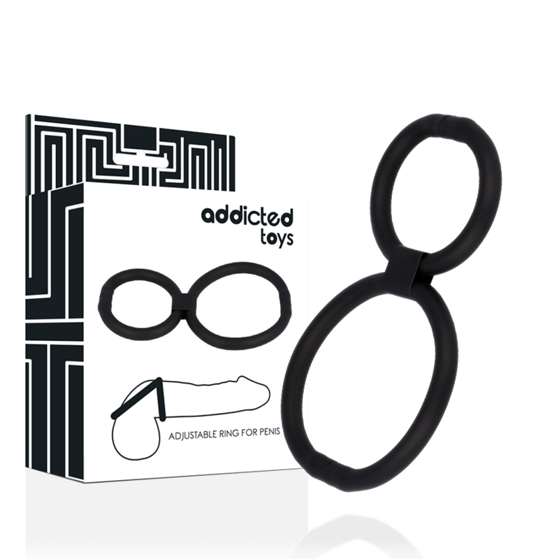 Anello Fallico Regolabile Addicted Toys — Set Anelli Pene