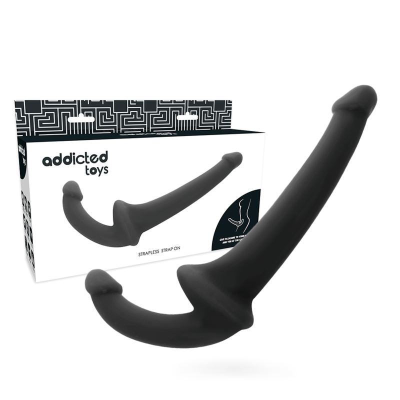 Imbracatura Strapless con Punto G Addicted Toys — Nero