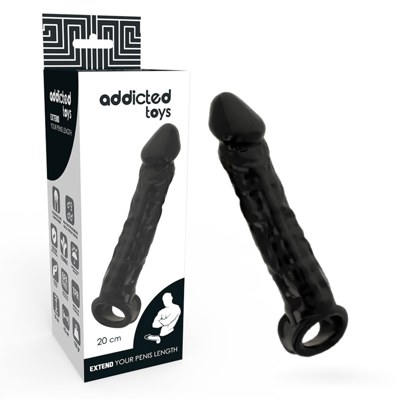 Guaina Fallica con Anello Addicted Toys — Estensione 2,5 cm