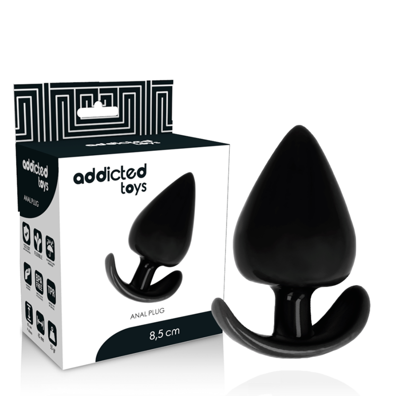 Plug Anale Addicted Toys — Silicone Doppia Densità 8.5 cm