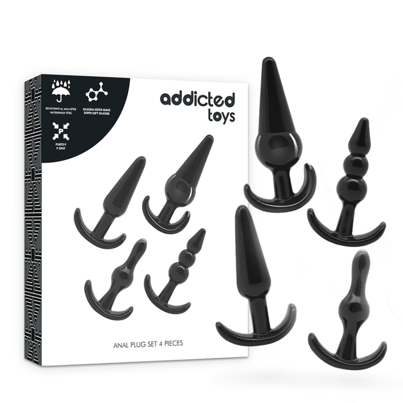 Kit Plug Anale Addicted Toys — Set 4 Pezzi