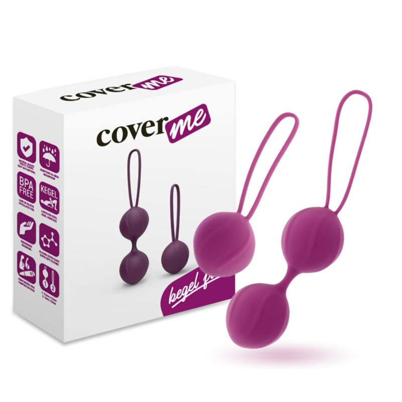 Palline Kegel Trainer Pelvico Coverme Kegel Fit — Lilla