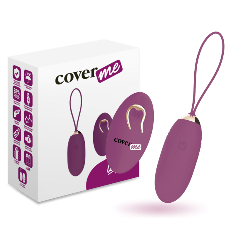 Uovo Vibrante con Telecomando Coverme Lapi — Lilla