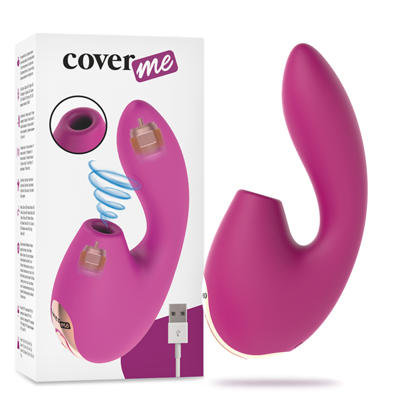 Vibratore Rabbit Succhia Clitoride Coverme — Silicone
