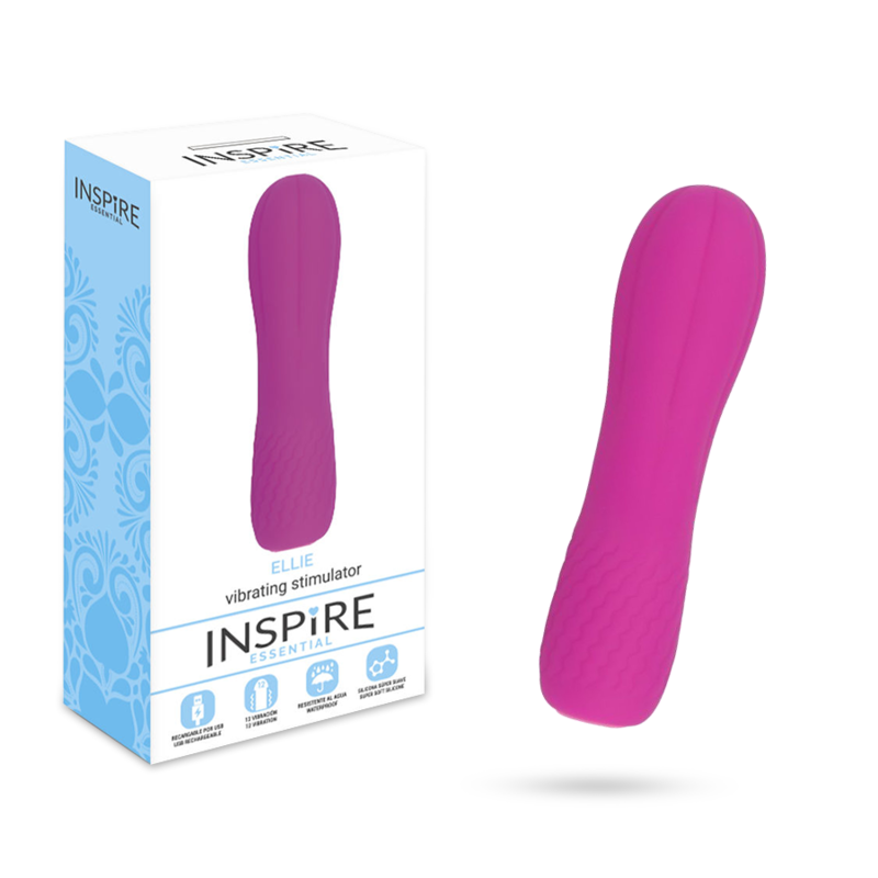 Vibratore Flessibile Ricaricabile Inspire Essential Ellie — Viola
