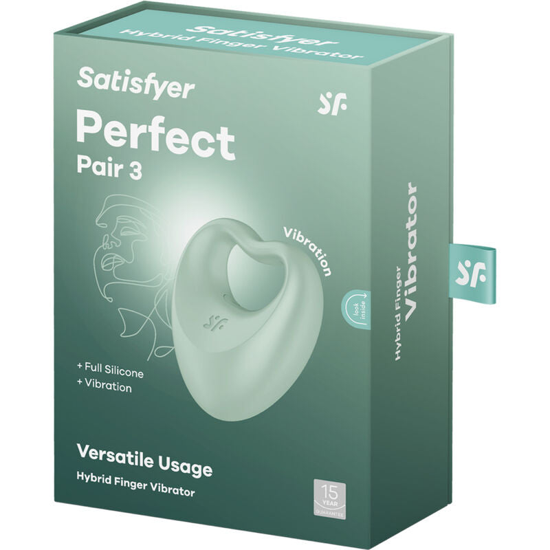 Anello Fallico Vibrante Satisfyer Perfect Pair 3 — Verde