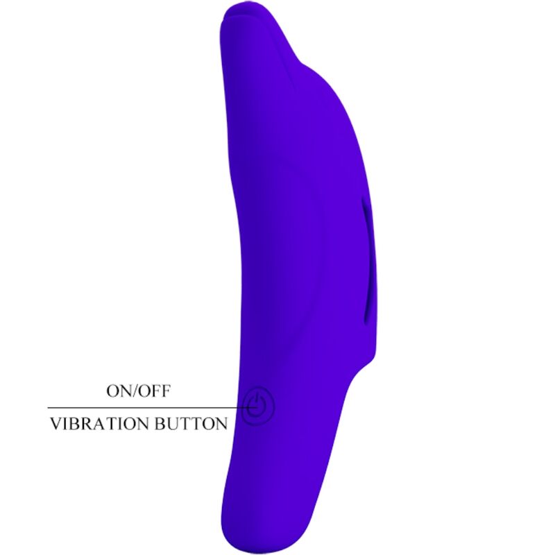 Vibratore da Dito Pretty Love Delphini — Silicone, 10 Funzioni