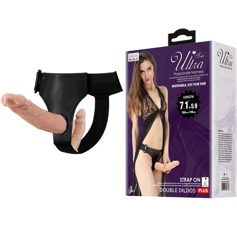 Imbracatura Strapless con Doppio Dildo Baile Ultra Appassionata