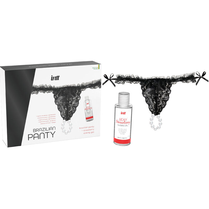 Lingerie con Perle e Gel Lubrificante Intt Releases — 50 ml