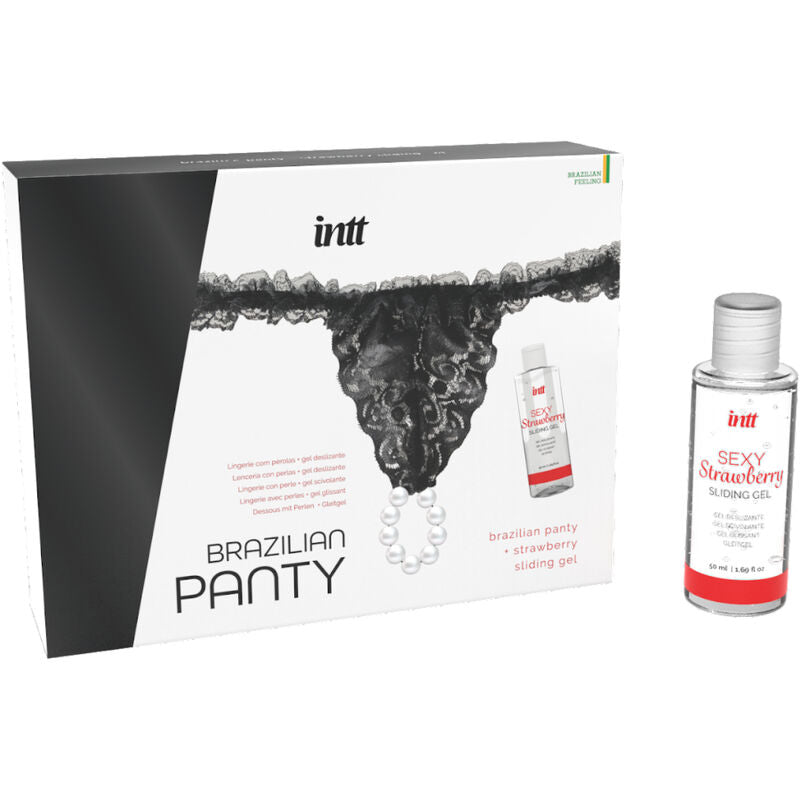 Lingerie con Perle e Gel Lubrificante Intt Releases — 50 ml