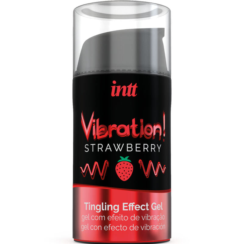 Gel Stimolante Vibrante Intimo Intt Vibration — Fragola, 15 ml