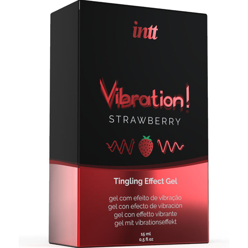 Gel Stimolante Vibrante Intimo Intt Vibration — Fragola, 15 ml