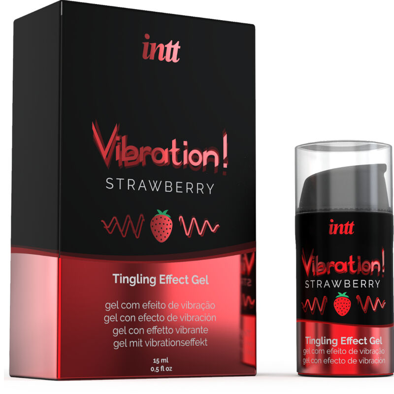 Gel Stimolante Vibrante Intimo Intt Vibration — Fragola, 15 ml