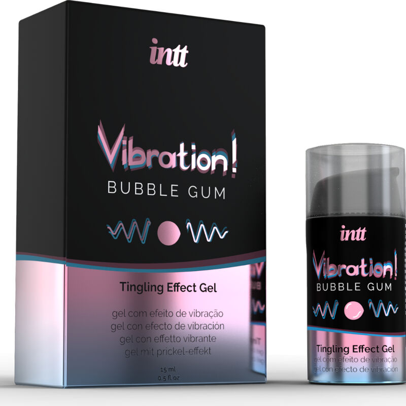 Gel Stimolante Vibrante Intimo Intt Vibration Bubble Gum — 15 ml