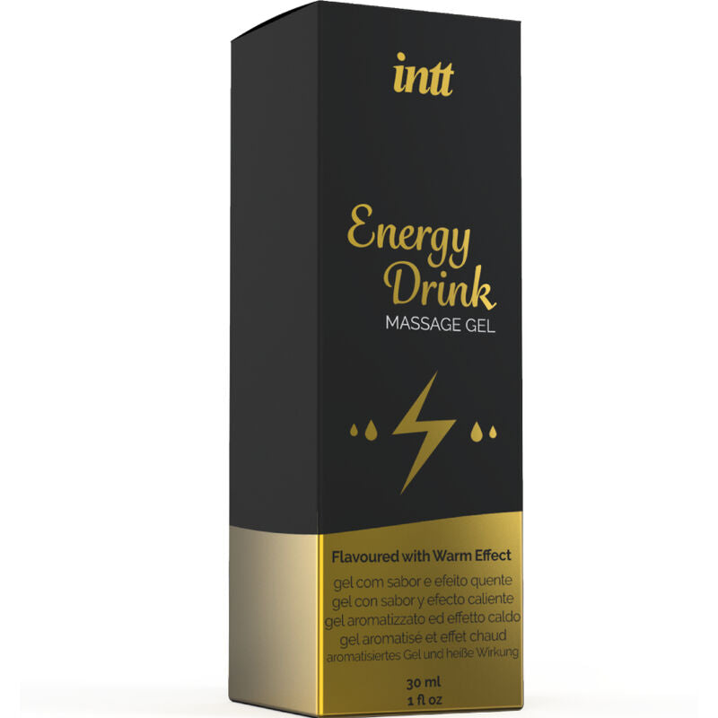 Gel da Massaggio Erotico Riscaldante INTT — Aroma Energy Drink