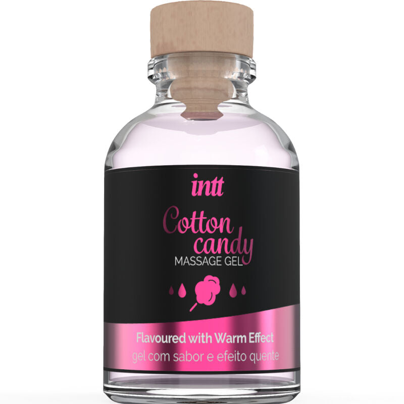Gel da Massaggio Erotico Riscaldante INTT Cotton Candy — 30 ml