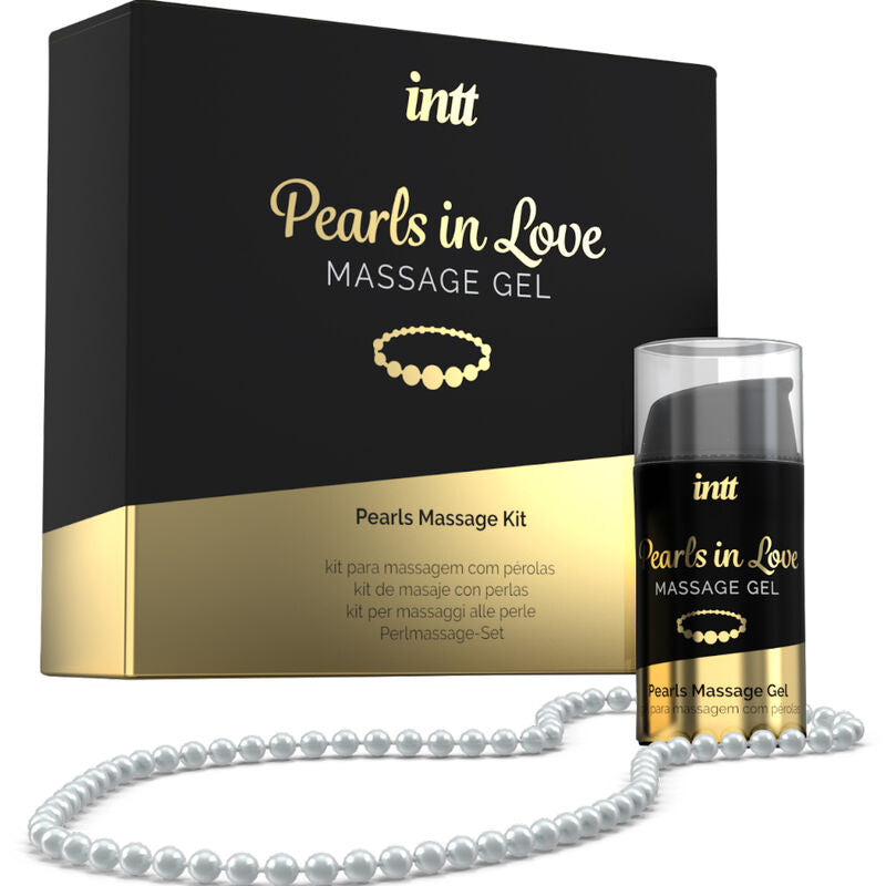 Olio da Massaggio Erotico INTT Pearls In Love — Gel + Collana