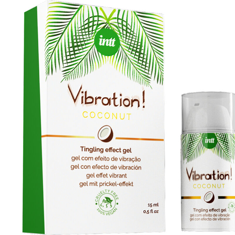 Gel Stimolante Vibrante Intt Vegan Vibration — Cocco, 15 ml