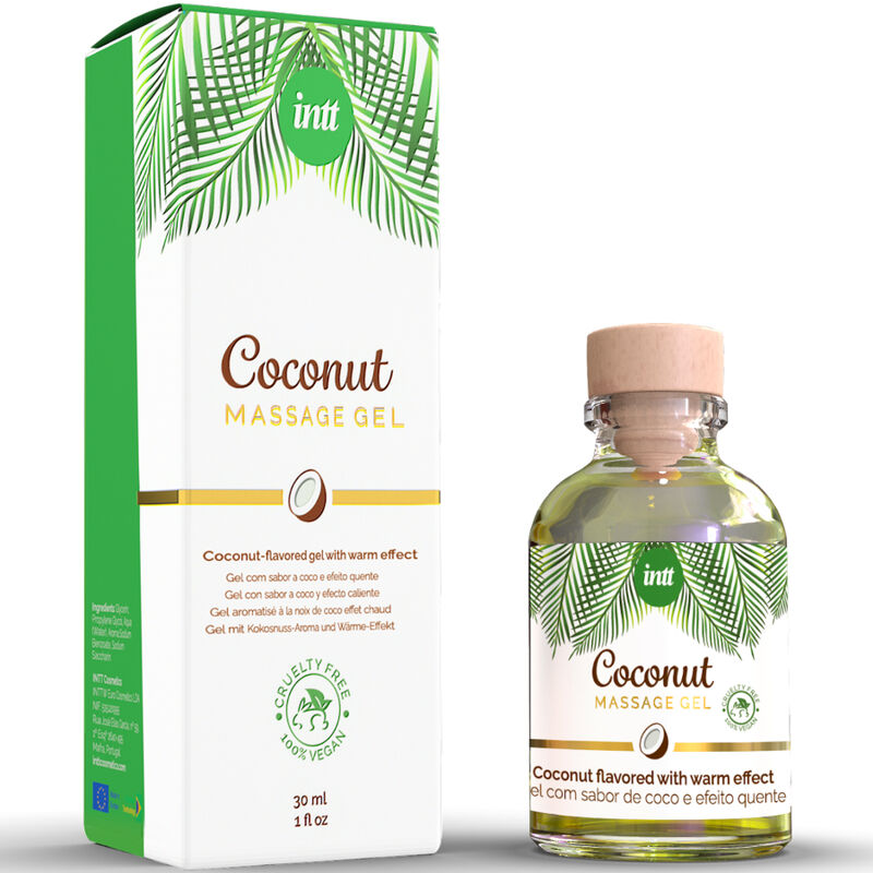Olio da Massaggio Erotico Intt Vegan Coconut — Effetto Caldo