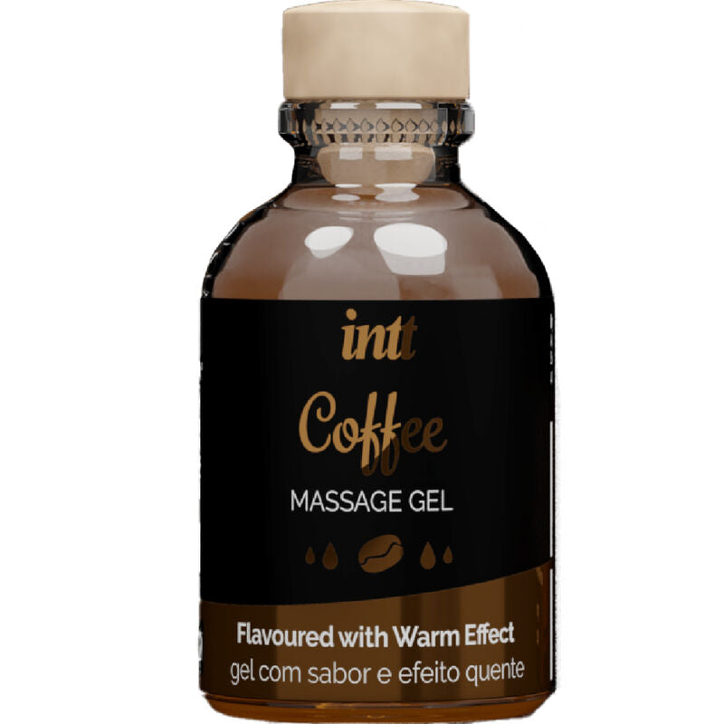 Gel da Massaggio Erotico Baciabile INTT Coffee — Effetto Caldo