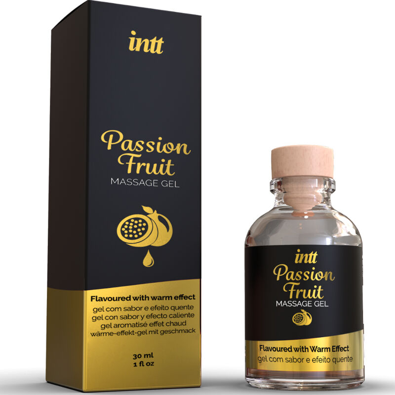 Gel da Massaggio Erotico INTT Passion Fruit — Effetto Calore